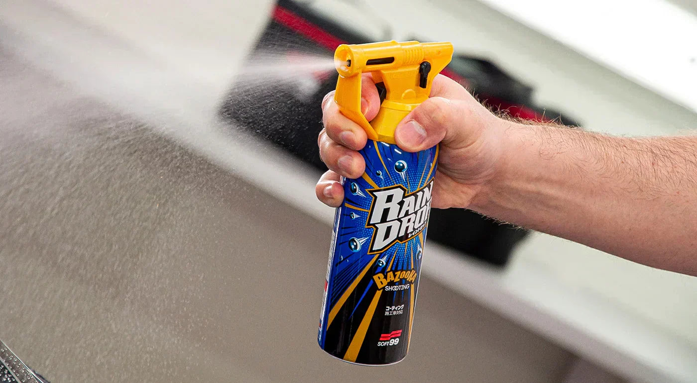 Rain Drop – Soft99s Express-Sprühversiegelung und Wunderkind