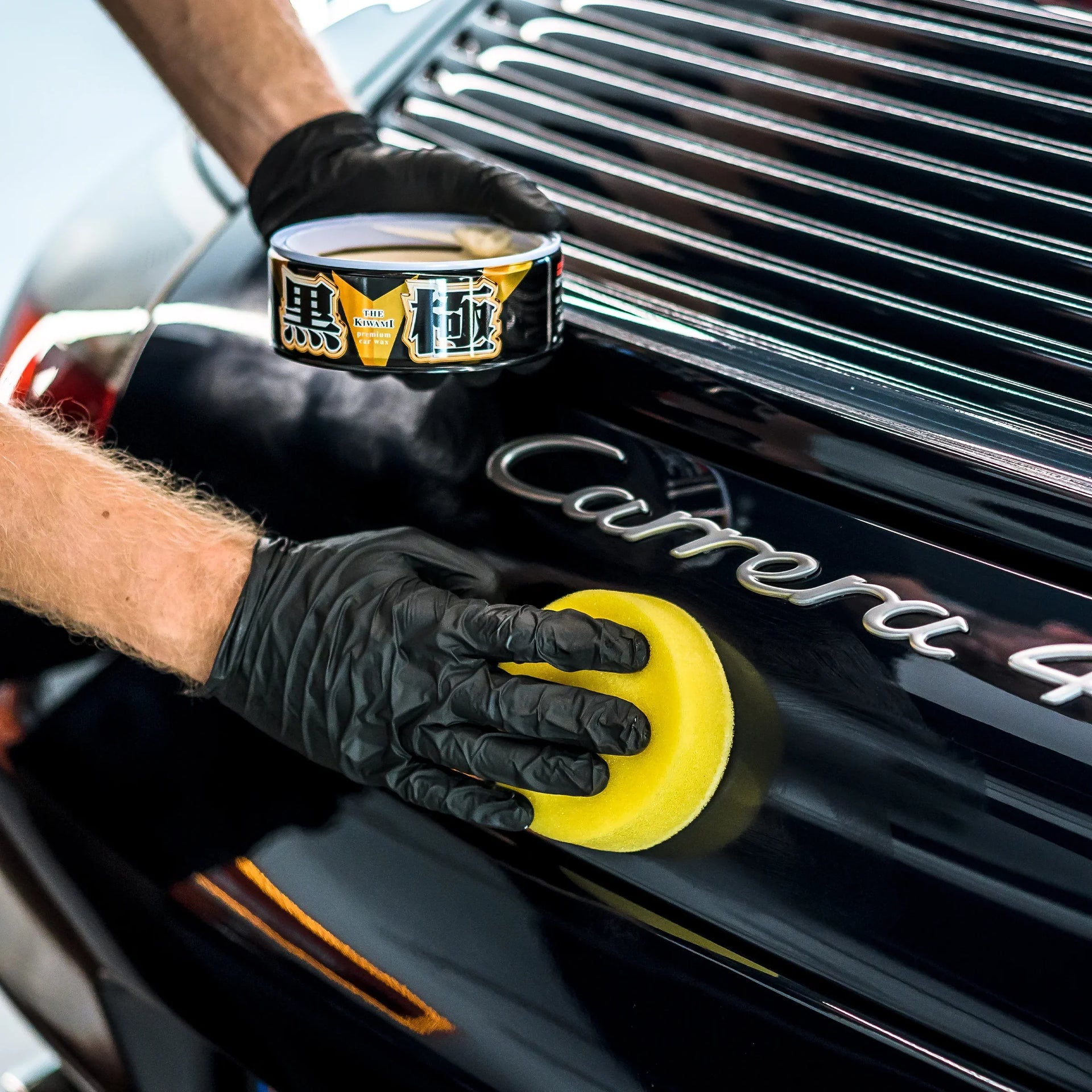 Kiwami Set Dark: Wachs + Shampoo, Autowachs und Shampoo mit Wachs