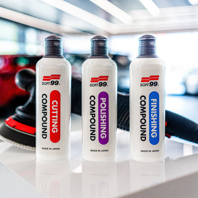 Lackkorrektur-Set, dreistufiges Polierpastensystem