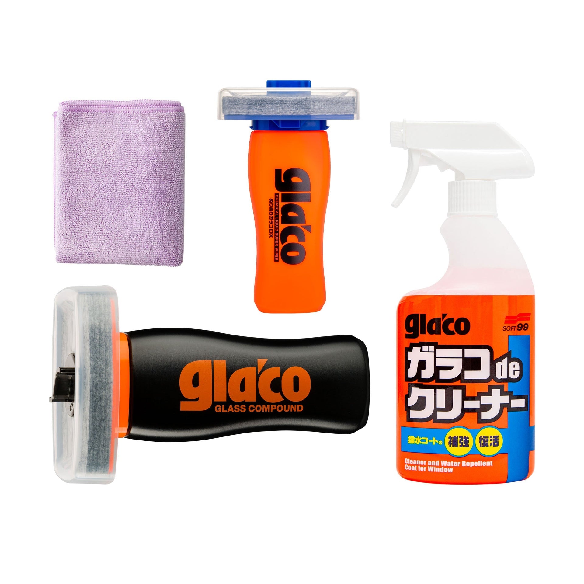 Glaco DX Set, umfassendes Fensterschutz-Set