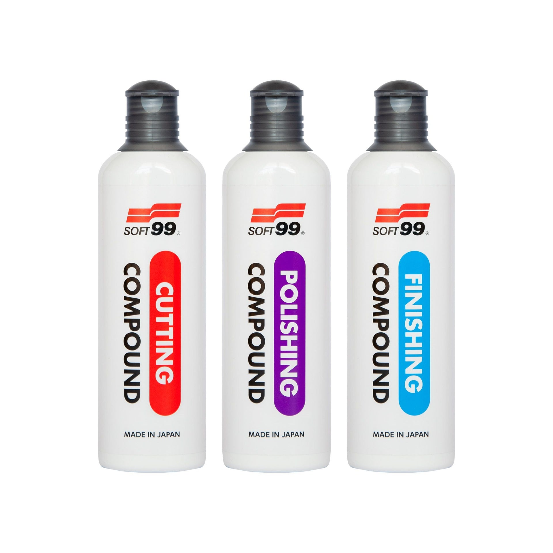 Lackkorrektur-Set, dreistufiges Polierpastensystem