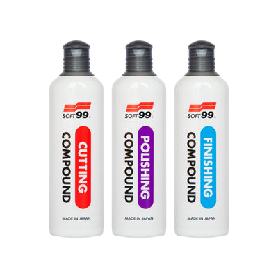 Lackkorrektur-Set, dreistufiges Polierpastensystem