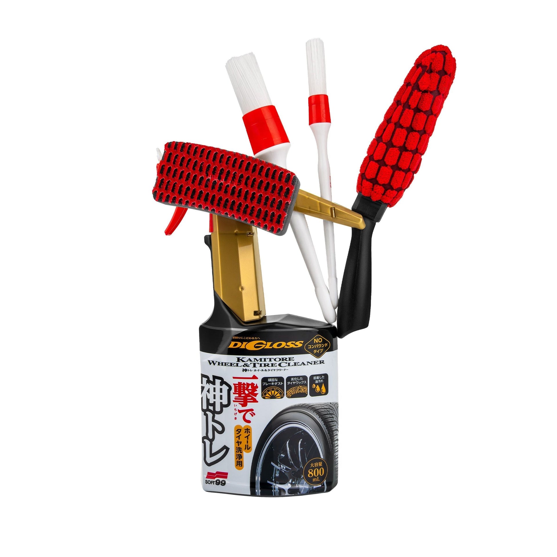 Digloss Wheel and Tire Cleaner, Reiniger für Reifen und Felgen, 800 ml