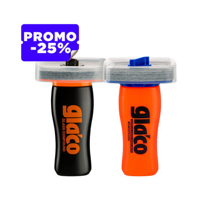 Glaco DX + Glaco Glass Compound Roll On Set