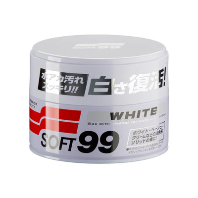 White Soft99 Wax, Autowachs, 350 g
