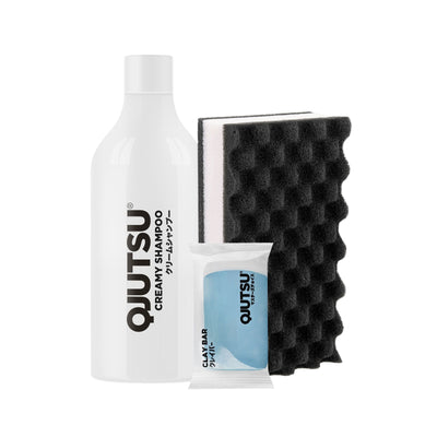 QJUTSU Car Care Set, Basis-Autowaschset
