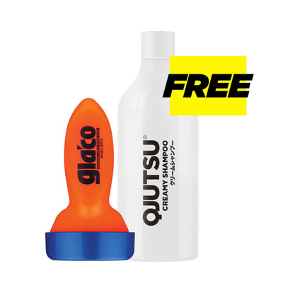Glaco QAD + QJUTSU Creamy Shampoo, revolutionäre Glasbeschichtung und Autoshampoo
