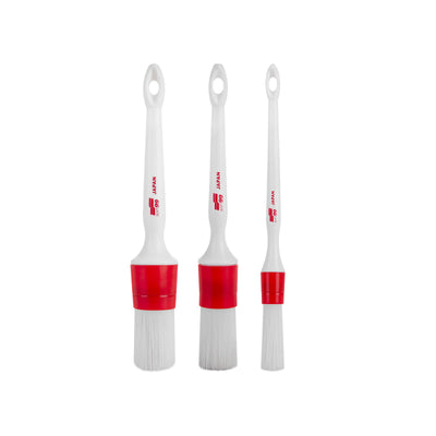 Soft99 Pinselset für den Außenreinigung, Detailing-Pinseln 16mm, 24mm und 30mm