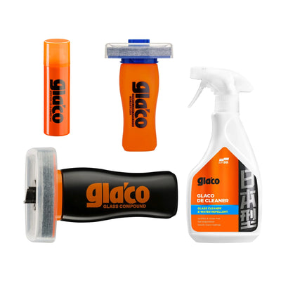 Glaco DX Set, Umfassendes Scheibenschutz-Set