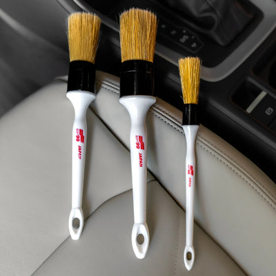 Soft99 Pinselset für den Innenraum, Detailing-Pinseln 16mm, 24mm und 30mm